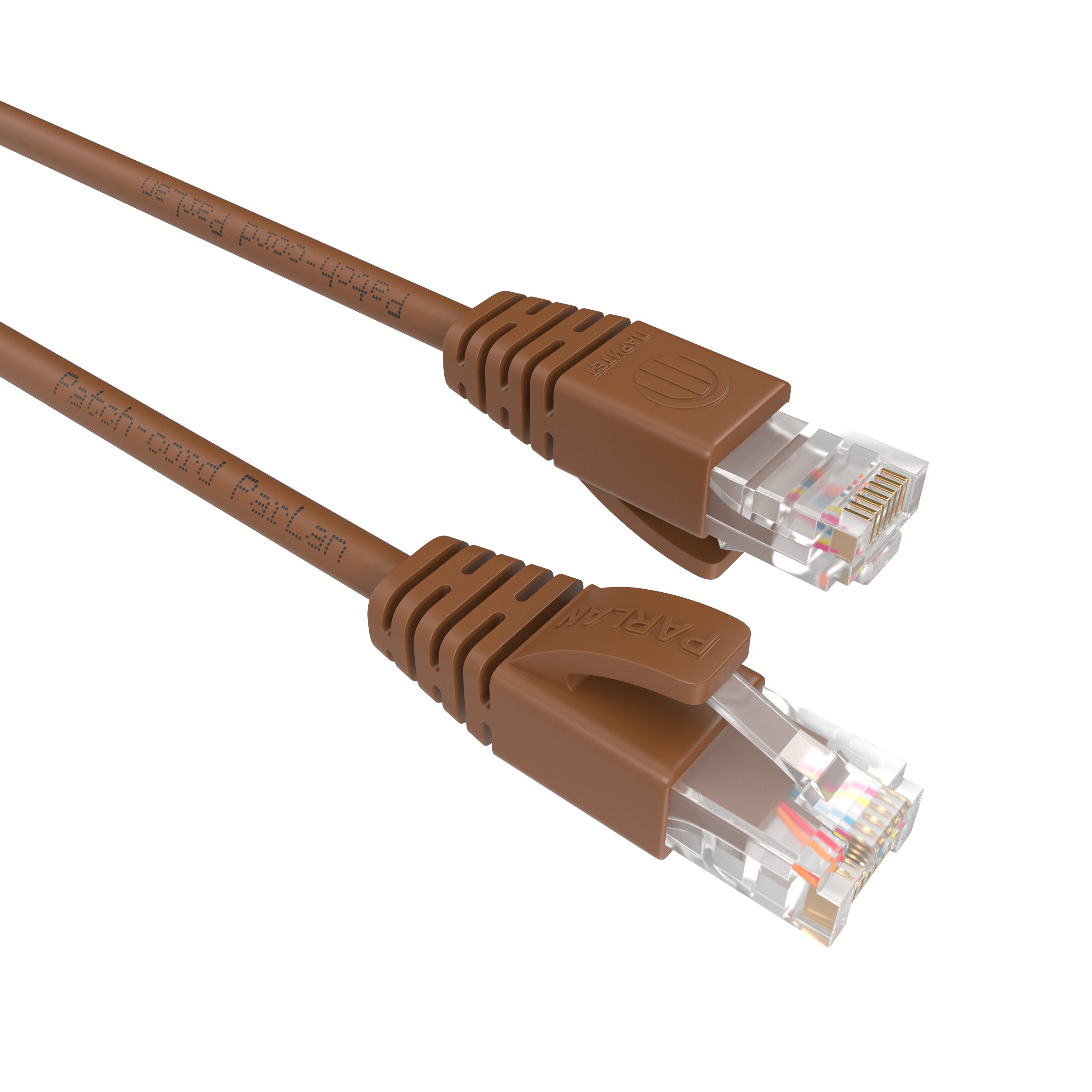 Коммутационный шнур Patch-cord ParLan U/UTP Cat 5e PVC 4х2х0,60 Flex RJ45-RJ45 BN 1,5m