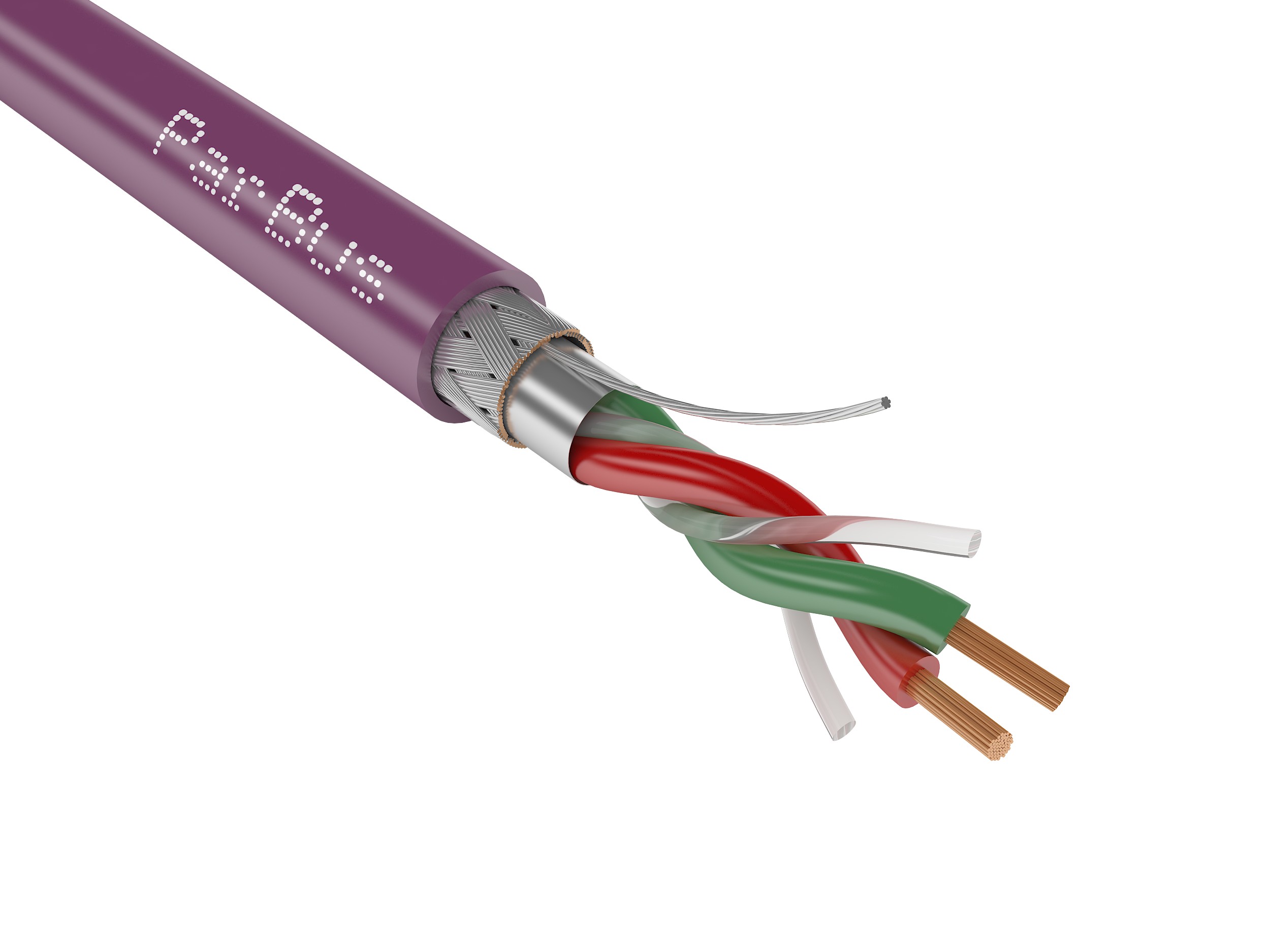 Безгалогенный кабель ParBus Profibus 150 ZH нг(А)-HF 1х2х0,64